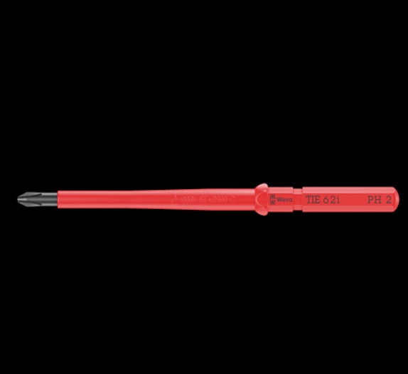 WERA/维拉 十字绝缘螺丝刀杆Kraftform Kompakt VDE 62 i PH 1 x 157 mm TIE 05006510001