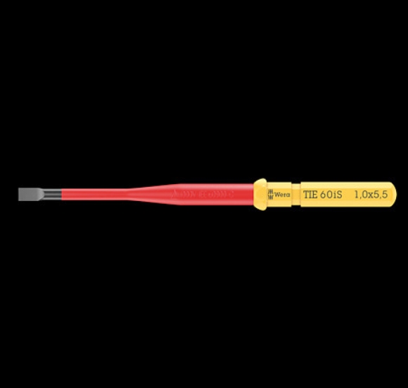 WERA/维拉 一字绝缘螺丝刀杆Kraftform Kompakt VDE 60 iS 0,8 x 4,0 x 157 mm TIE 05006507001