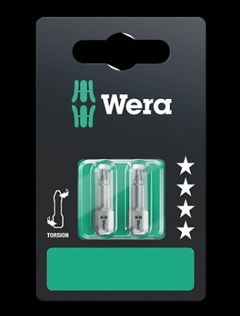WERA/维拉 851/1 TZ SB PH1 展示用批头 851/1 TZ PH 2 x PH 1x25; 05073323001