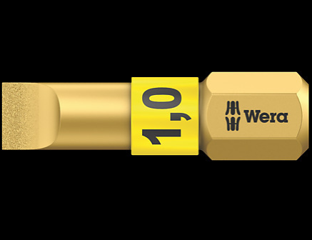 WERA/维拉 800/1 BDC 一字批头 1.2x6.5x25 05056176001