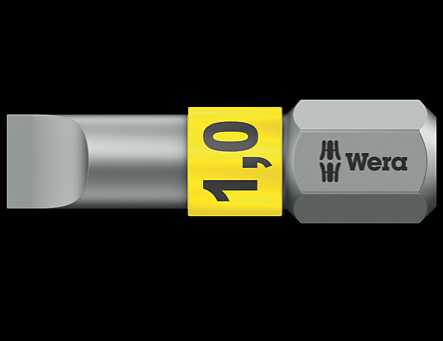 WERA/维拉 800/1 BTZ 一字批头 1.2x6.5x25 05056068001