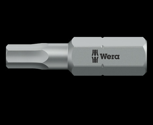WERA/维拉 840/1 Z 增强型内六角批头 9/64''x25 05135069001
