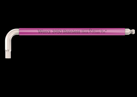 WERA/维拉 多彩内六角扳手，英制，不锈钢 05022853001