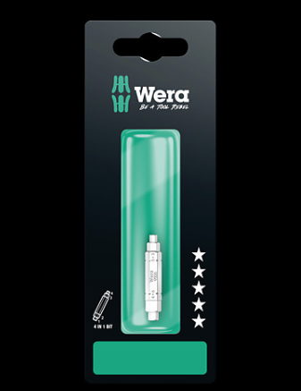 WERA/维拉 9506 4in1 四合一批头 05073201001