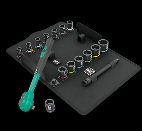WERA/维拉 8100 SB 12 Zyklop 舒适棘轮组套，转向杆，3/8