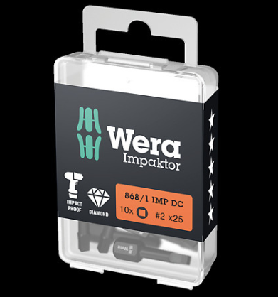 WERA/维拉 868/1 IMP DC 方形批头 # 3x25 05057632001