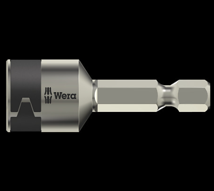 WERA/维拉 3869/4 不锈钢六角套筒批头 3/8''x50.0 05071228001