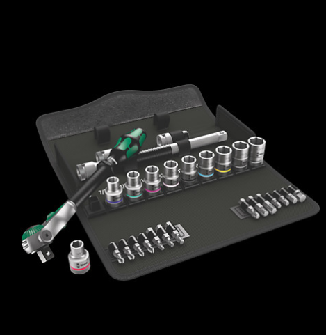 WERA/维拉 8100 SC 9 Zyklop棘轮扳手组套 05004079001