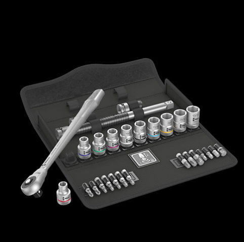 WERA/维拉 8100 SC 10 Zyklop棘轮扳手组套 05004080001