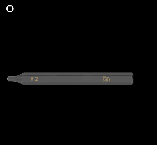 WERA/维拉 内四角批头868 S # 2 x 70 mm 05018172001