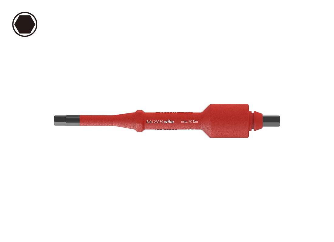 WIHA/威汉 内六角起子杆电工绝缘T柄适用 38919