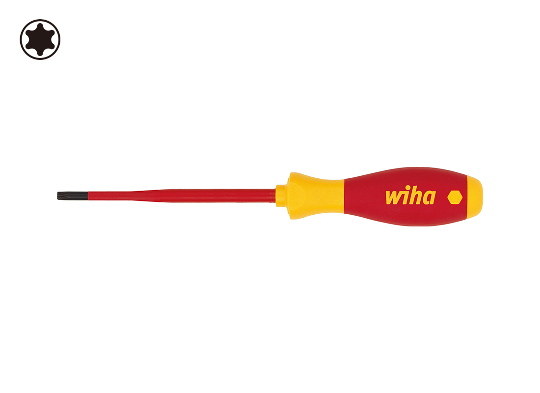 WIHA/威汉 SoftFinish 电工绝缘细杆螺丝刀 10117