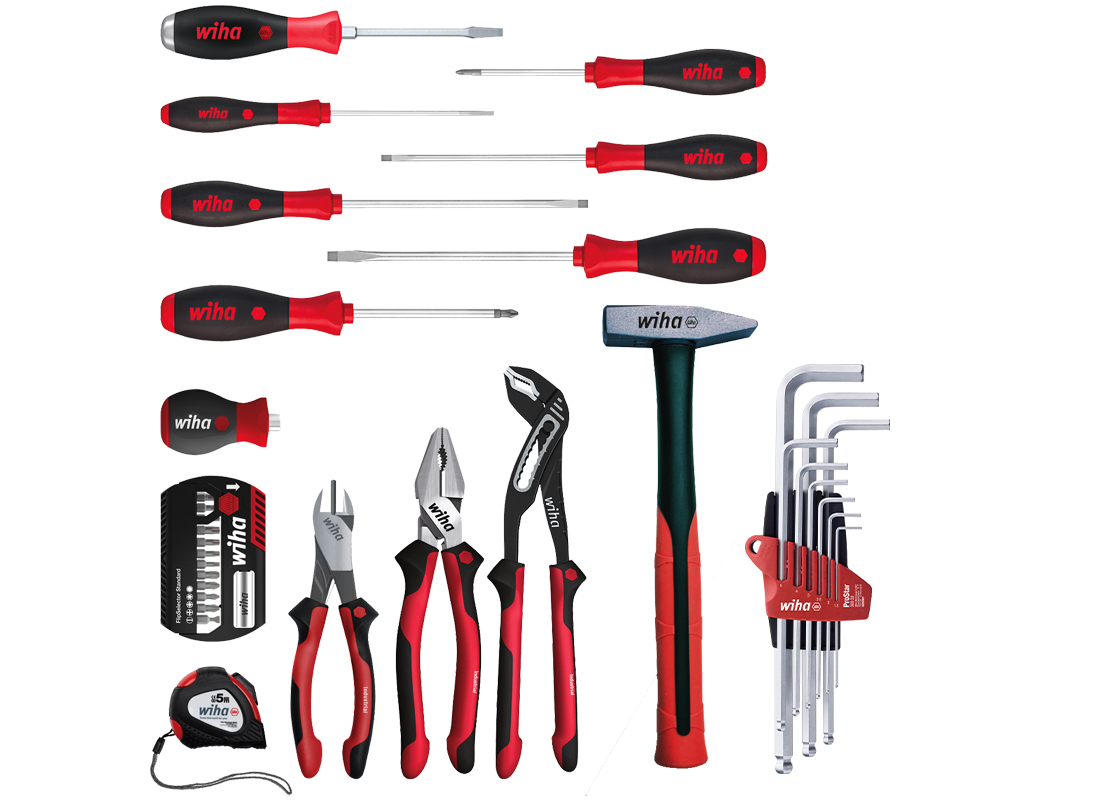 WIHA/威汉 Tool case basic set L mechanic 36-pcs. (45531) 45531