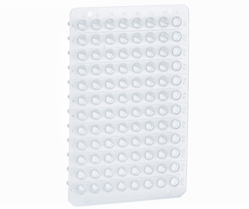 BKMAMLAB/比克曼生物0.2mLPCR板半裙边(透明)（经济款）110404025