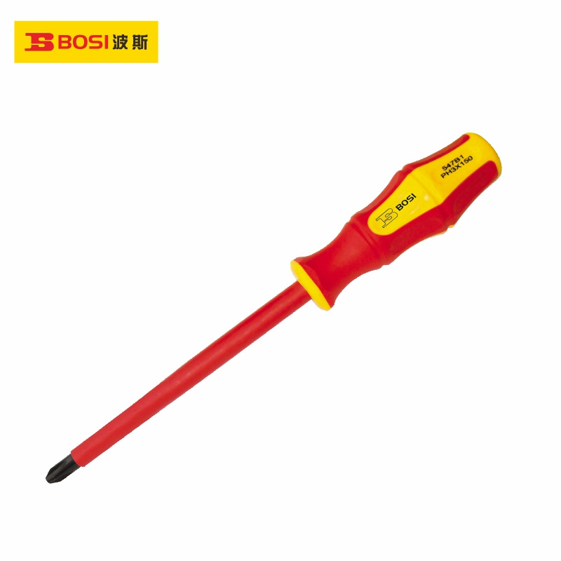 BOSI/波斯 VDE绝缘螺丝批PH3*8*150mm BS468150