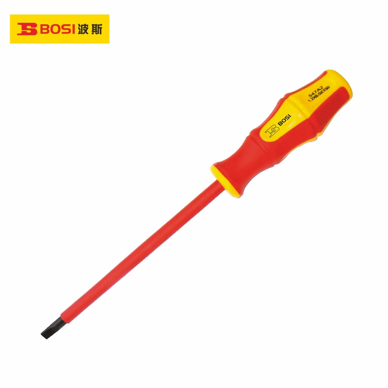 BOSI/波斯 VDE绝缘螺丝批1.2*6.5*150mm BS466150