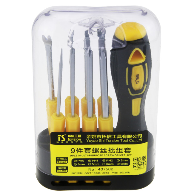 TS/拓信 9件套螺丝刀组套 407502