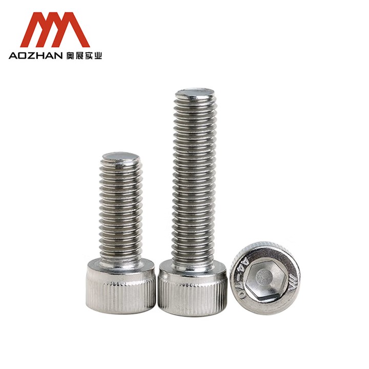 AOZ/奥展 不锈钢内六角圆柱头螺钉 DIN912 A4-70 316 全牙 洗白 M16*30 千支