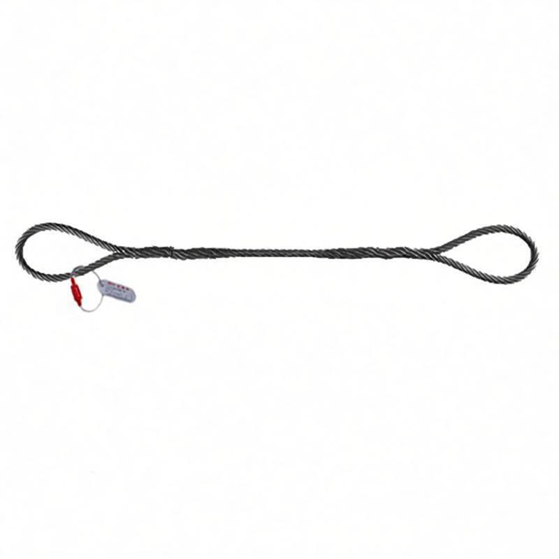 PPU/品尔优 插编麻芯镀锌有油钢丝绳索具 UAF18-2.4t -3m