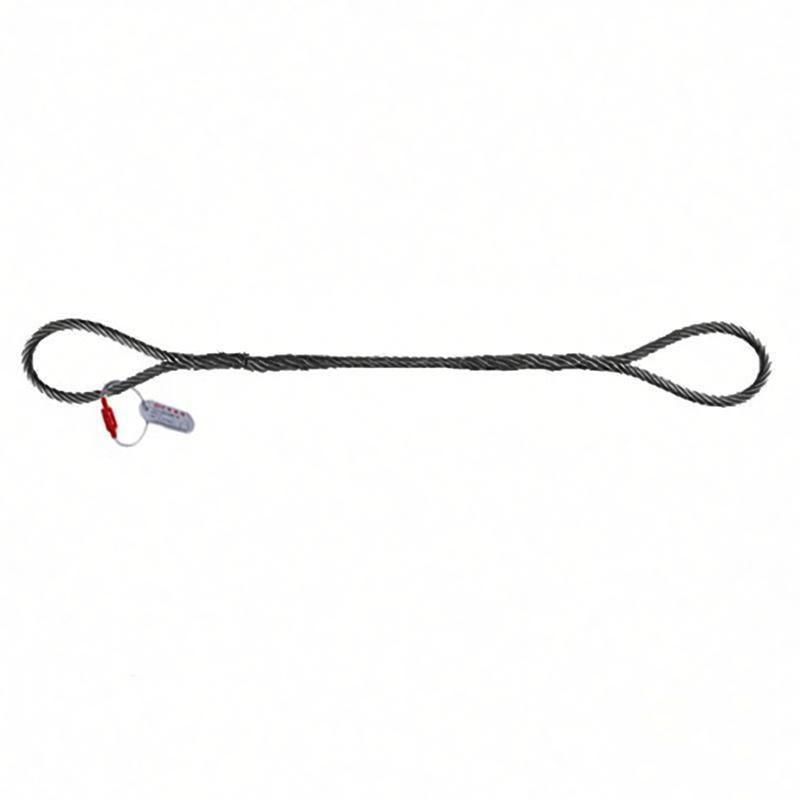 PPU/品尔优 插编麻芯光面有油钢丝绳索具 UAF18-2.4t -4m
