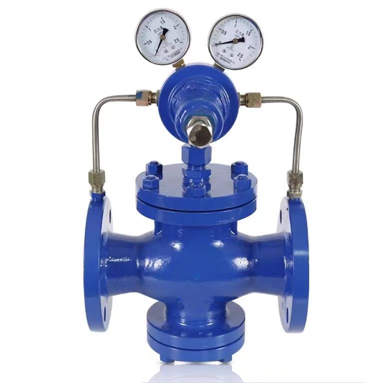 HONGKANG/宏康 YK43X系列铸钢活塞式气体减压阀 YK43X-25C-DN500