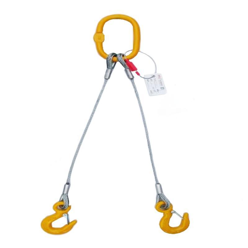PPU/品尔优 双腿钢丝绳成套索具 UPS08-5M-790kg