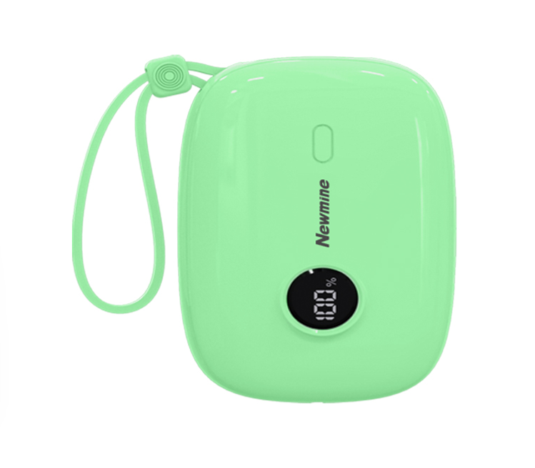 纽曼（Newmine）P188 10000毫安自带线快充数显移动电源 绿色