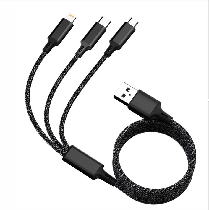 纽曼（Newmine）XS10 三合一编织充电线