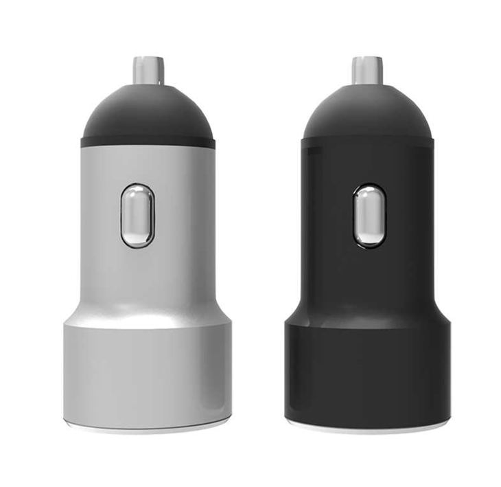 纽曼（Newmine）HC28 金属双U车载充电器 黑色