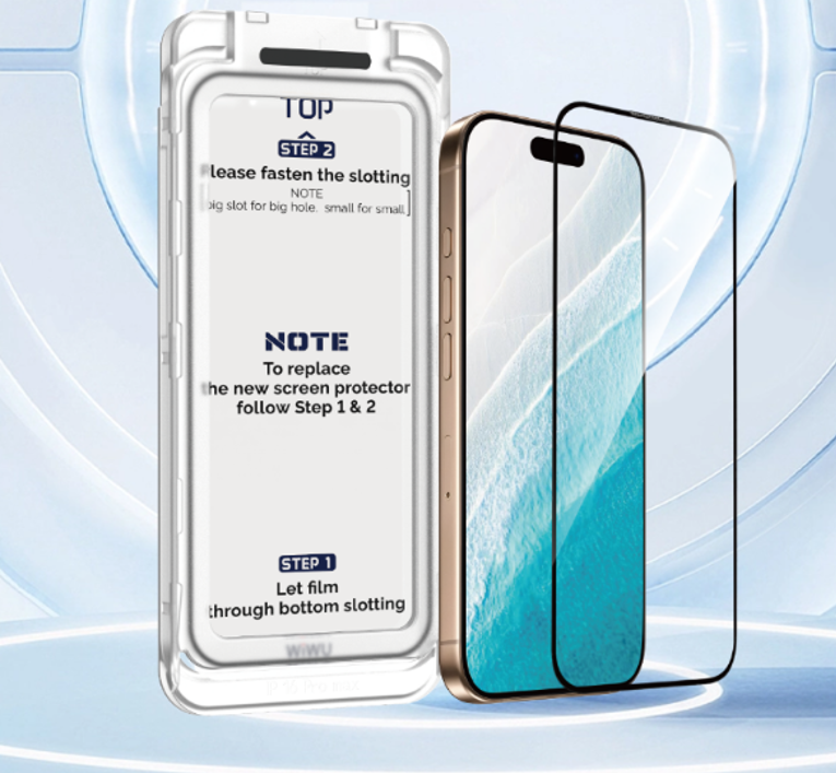 WiWU 除尘秒贴钢化膜 Wi-SQ008 IP16Pro 6.3