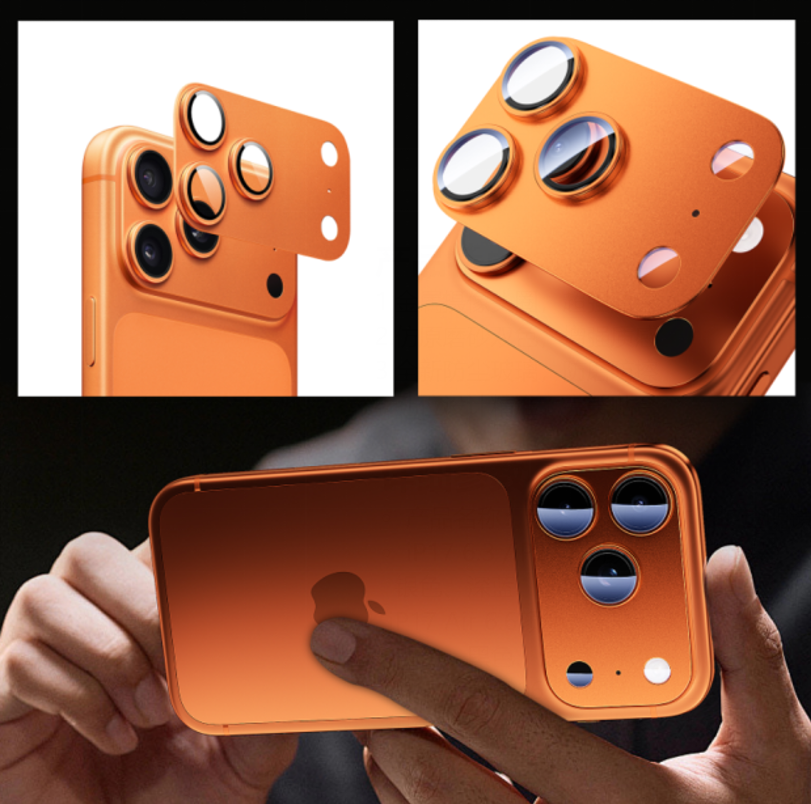 WiWU 新系列铠甲一体防护透明镜头膜 LG-012 iP17air（6.6寸）一粒装