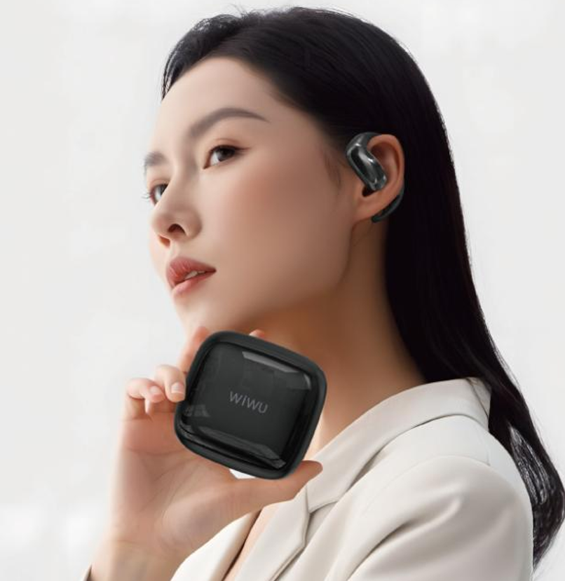 WiWU 韵动为悟开放式无线耳机 O600 黑色