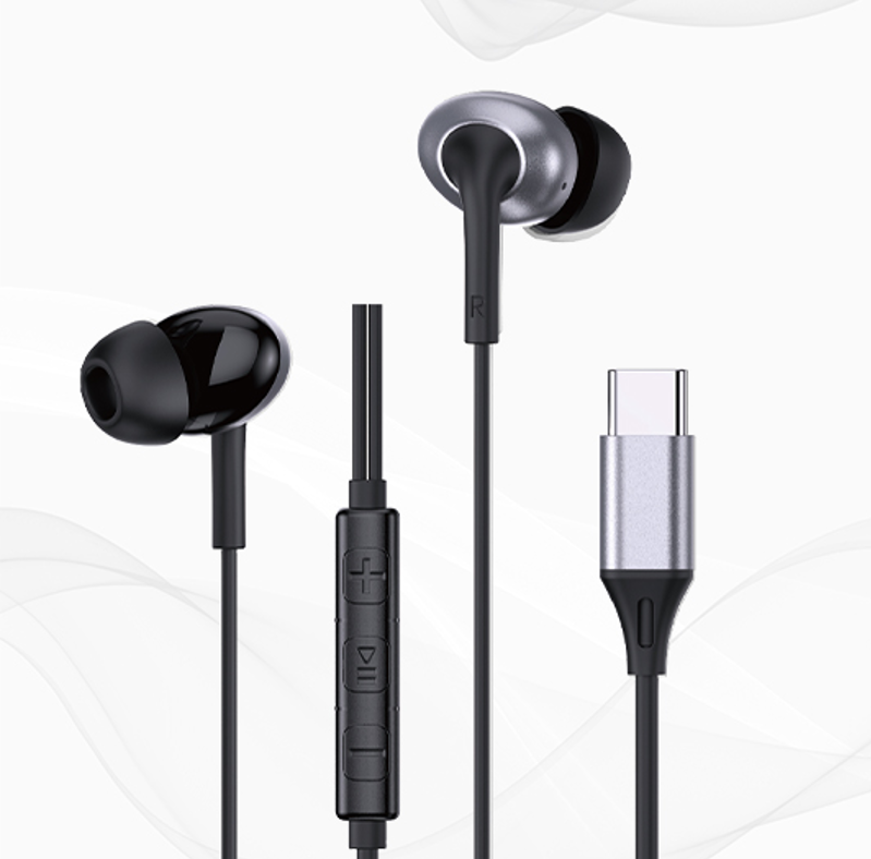 WiWU Earbuds有线耳机 EB318(C口)黑