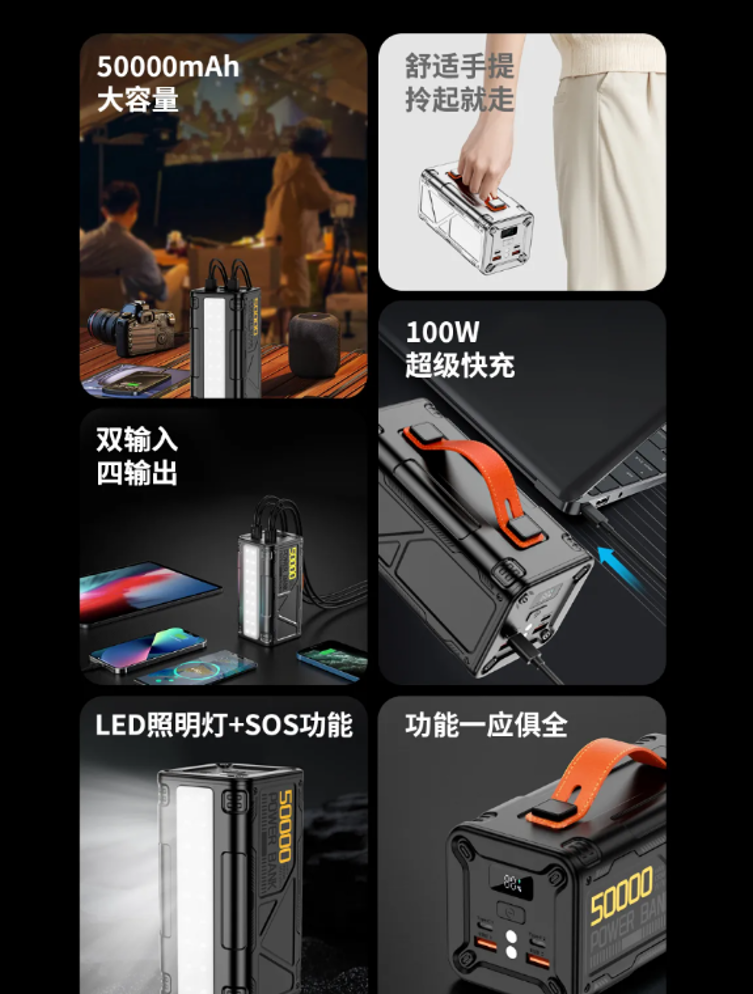 WiWU 机甲系列移动电源Wi-P029