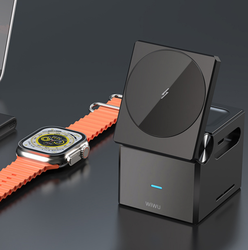 WiWU 三合一小方块无线充Wi-W030