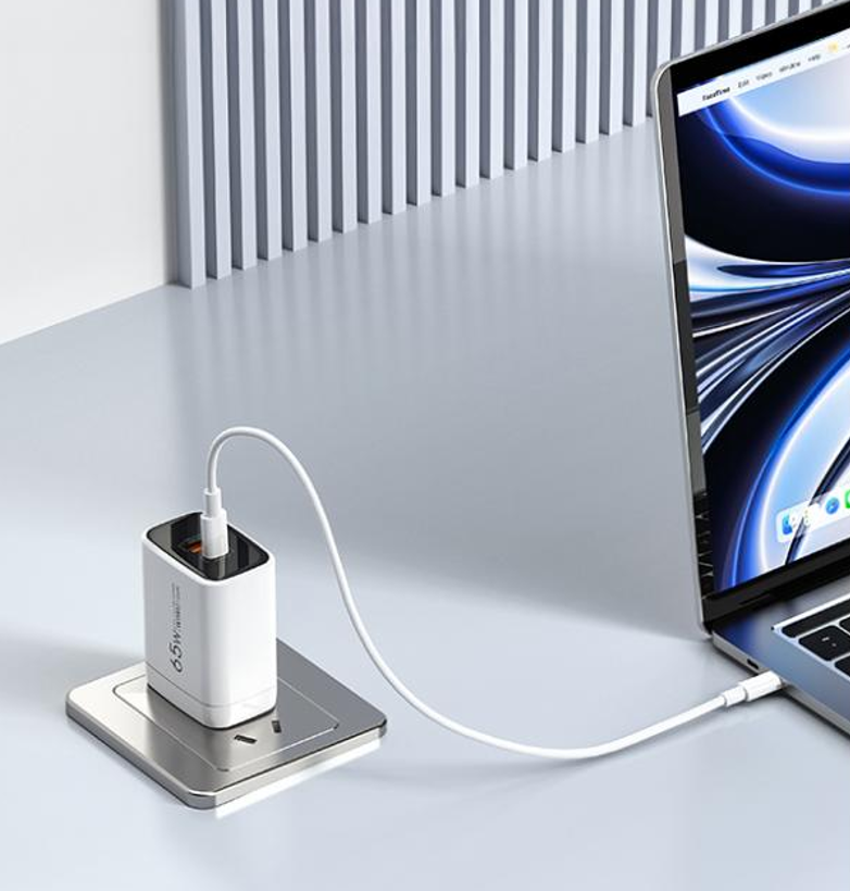 WiWU 星辰系列65W QC+PD氮化镓多兼容快充旅行适配器（中规）Wi-U036