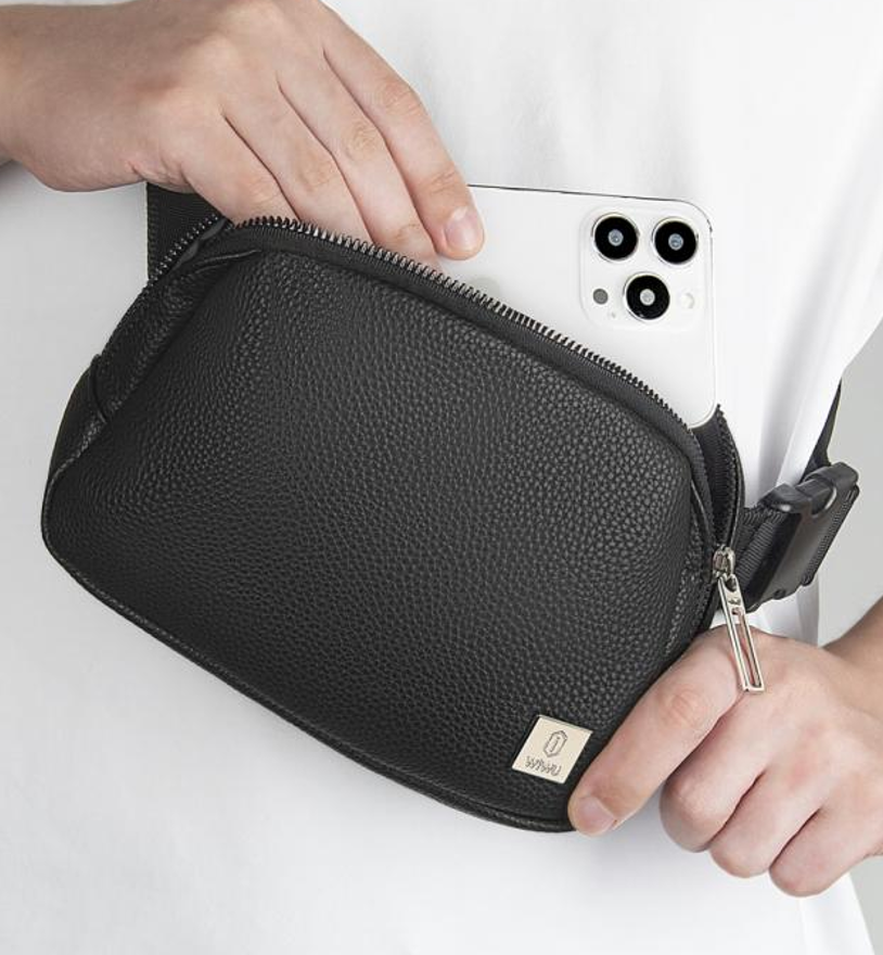 WiWU 露露胸包(荔枝纹）绿色