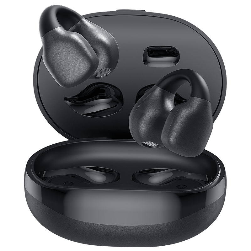 兰士顿 时尚耳夹式蓝牙耳机ClipBuds R2 MAX（TS03 PRO Max）黑色