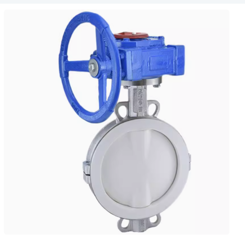 YUANDA/远大阀门 远大阀门不锈钢对夹衬氟蝶阀 D371F46-10P-DN400 （单位：台） D371F46-10P-DN400