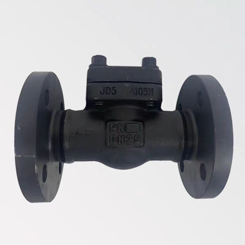 YUANDA/远大阀门 远大阀门整体法兰锻钢止回阀H44W-40PL-DN50 （单位：台） H44W-40PL-DN50