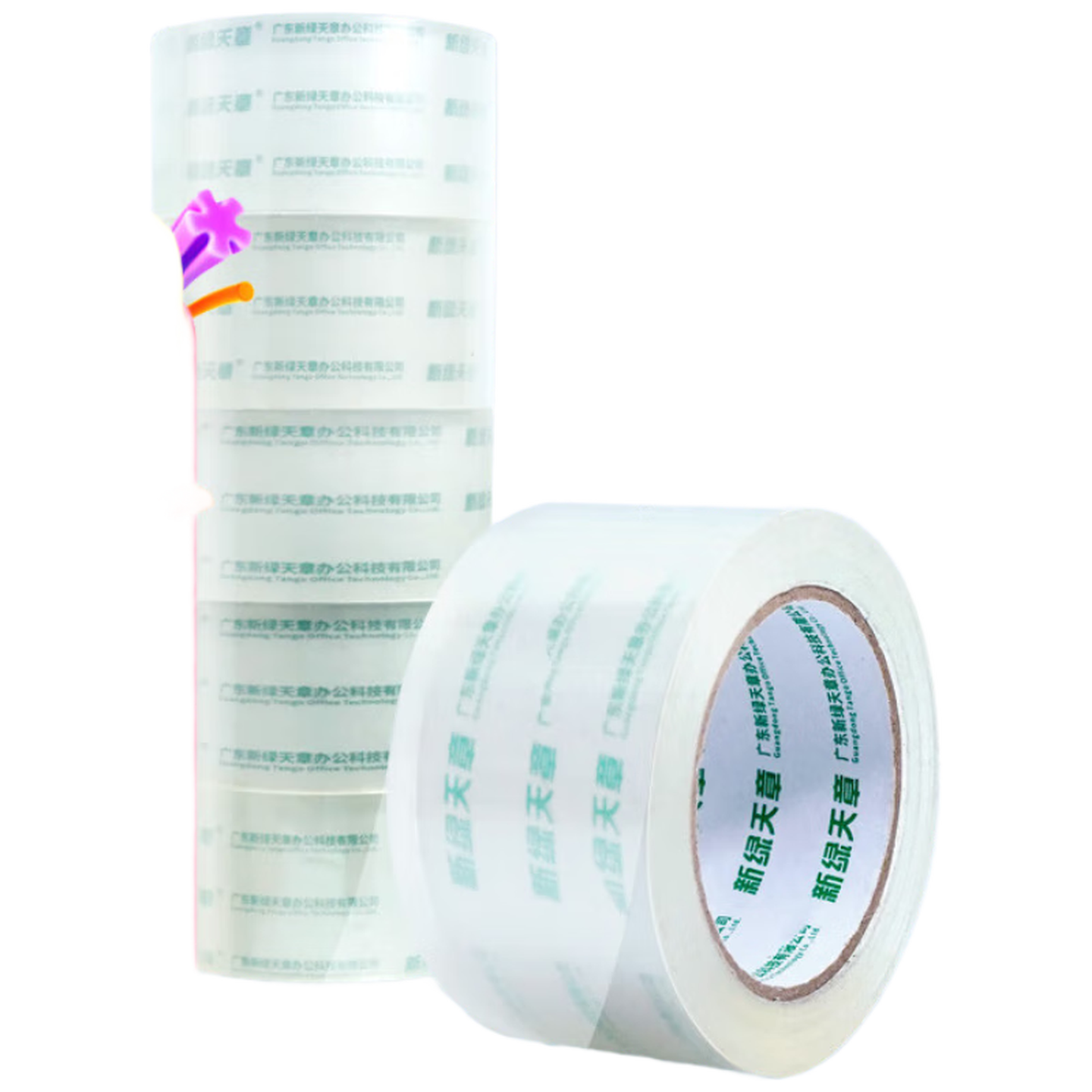 新绿天章0098 水晶超透明封箱胶带60mm*100y 5卷/筒 12筒/箱 (筒)