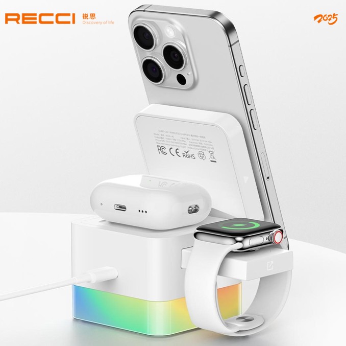 锐思/RECCI 魔方四合一无线充RCW-46