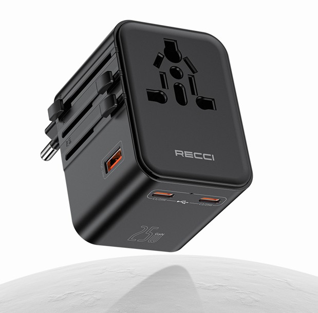 锐思/RECCI 全球通25W氮化镓快速充电器RCG-P10